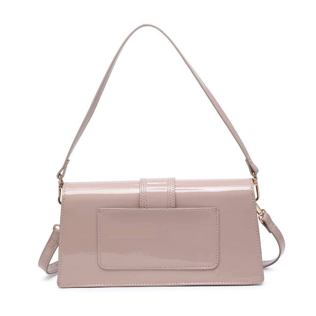 Violet - Patent Crossbody: Natural