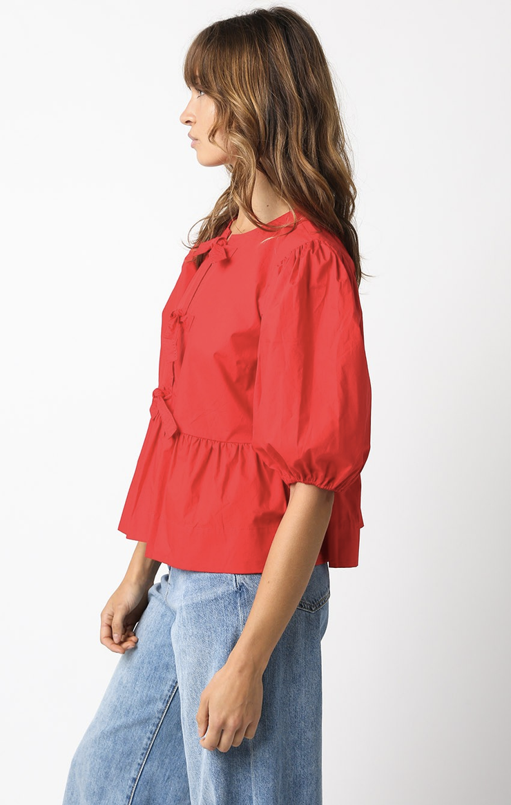 Anika Top - Chili Red