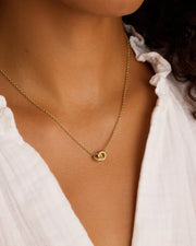 Crew Interlocking Necklace - Gold