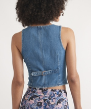 Daisy Denim Vest