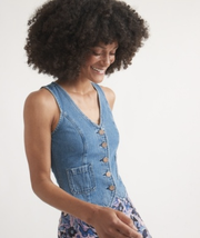 Daisy Denim Vest