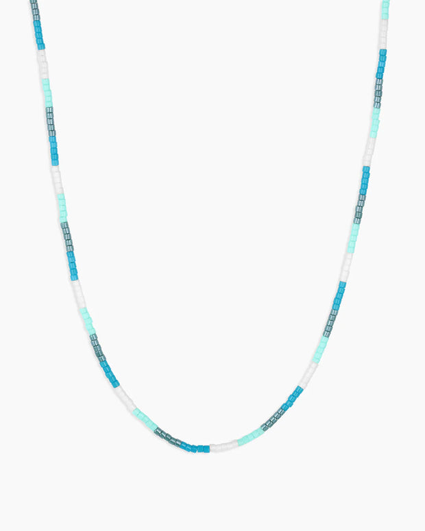 Gigi Stripe Necklace- Laguna