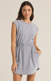 Paxton Knit Denim Dress - Washed Indigo