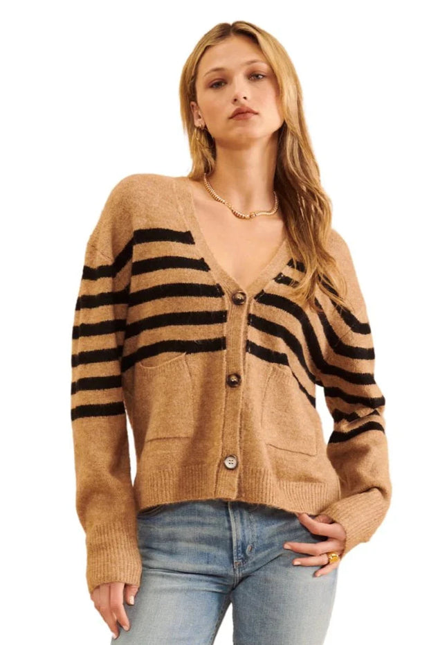 Stanley Sweater - Acorn Stripe