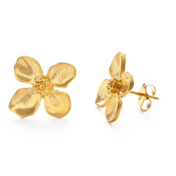 Leilani Flower Stud Earrings