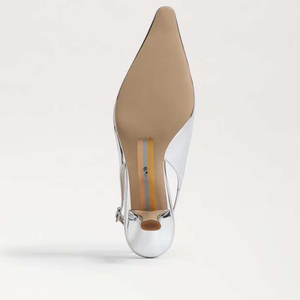 Bianka Slingback - Soft Silver Patent