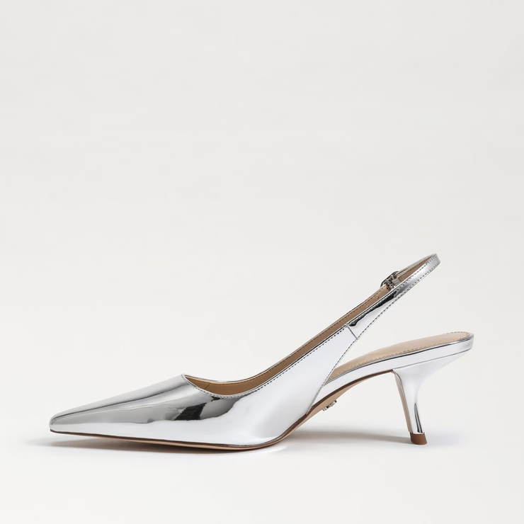 Bianka Slingback - Soft Silver Patent