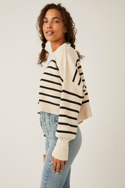 Easy Street Crop Pullover - Moonglow