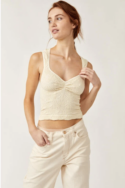 Love Letter Sweetheart Cami - Ivory