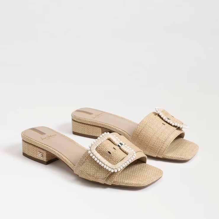 Deacon Slide Sandal- Bleached Beechwood