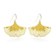 Malia Ginkgo Leaf Earrings