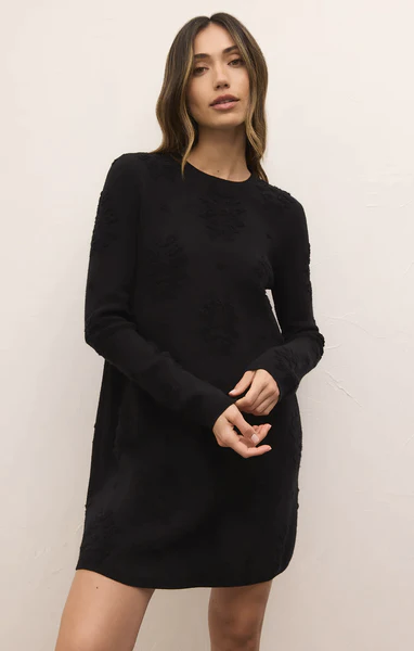 Lena Sweater Dress - Black