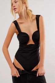 Double Take Bodysuit - Black