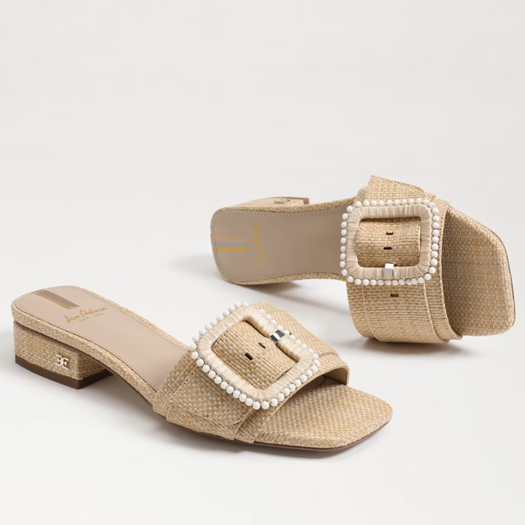 Deacon Slide Sandal- Bleached Beechwood