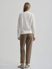 Marta Boucle Knit Jacket - Coconut Milk