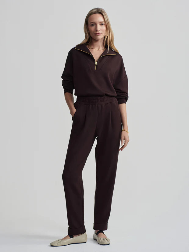 Rolled Cuff Pant 25 - Coffee Bean