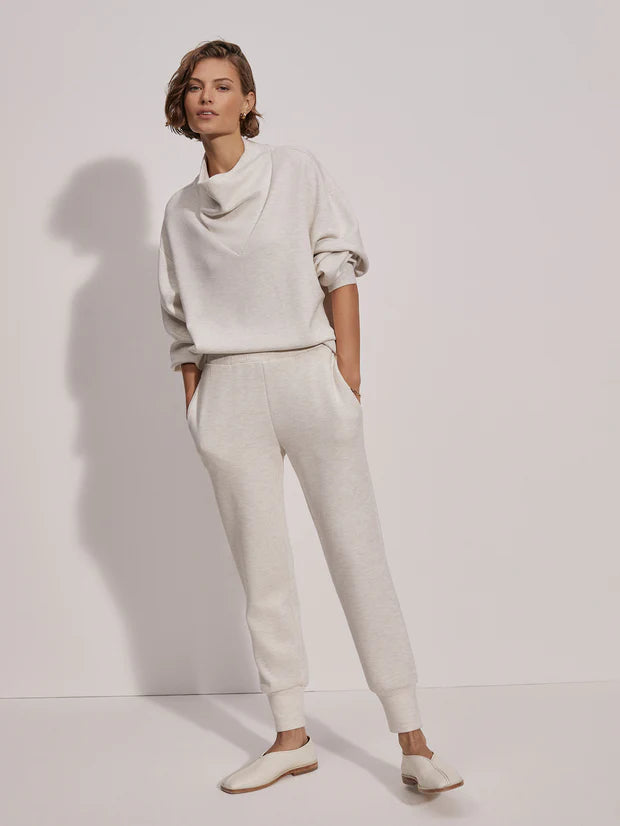 Slim Cuff Pant 27.5 - Ivory Marl Fleck