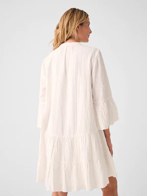 Dream Cotton Gauze Kasey Dress - White