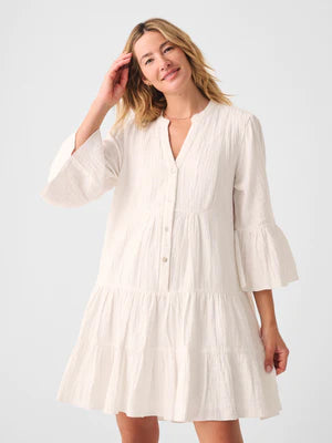 Dream Cotton Gauze Kasey Dress - White